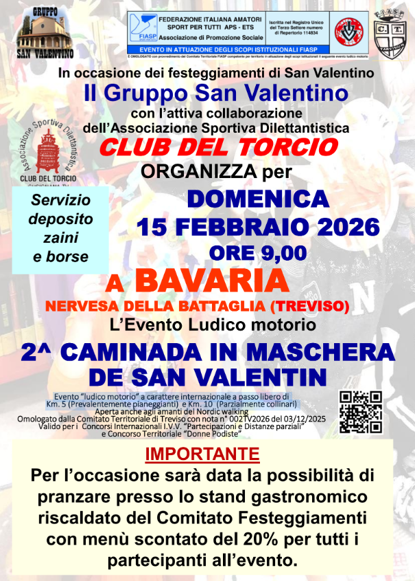 2 caminada in maschera de san valentin